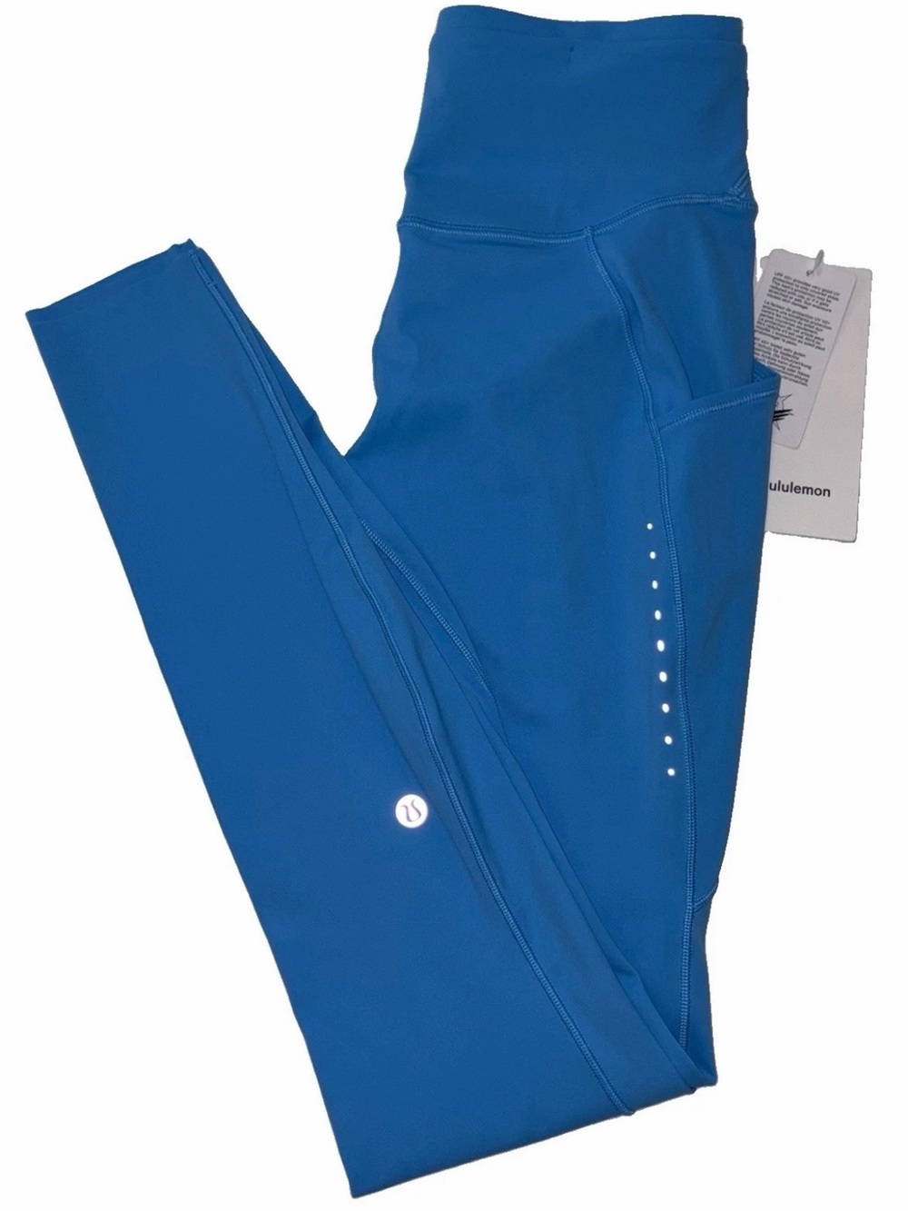 NWT LULULEMON SIZE 6 FAST & FREE HIGH RISE 28”L TIGHT*POCKETS OCEAN WAVE $128